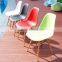 Charle DSW side dining chair strong armless ABS plastic dining chairs