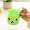 Creative Fashion Cute Cartoon Little Bear Plastic Tooth Cup With Handle for Promotion And Gift