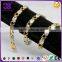 Top sale 24k gold stone necklace designs