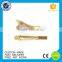 4.5 CM Long gold plate gentleman Tie Bar Men`s Tie Clip