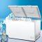 new modern led inner light glass door inside one cabinet top open two foam door chest freezer