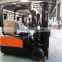 1500kg 3 wheels electric forklift truck with battery with charger