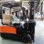 1500kg 3 wheels electric forklift truck with battery with charger