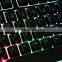 Fashional Rainbow backlit Wired Keyboard and Mouse Combo Set for laptop desktop