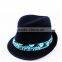 customize fedora felt hillbilly hat wholesale hats for men