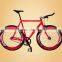 2015 New fashion complete Chinese brand single speed bycicle Fixie Gear/ Road Bike/ Bicycle