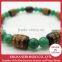 Prayer Beads Bracelet, with Heart Sutra, Red Sandalwood and Aventurine, Red Sandalwood Prayer Beads, Buddhist Bracelet