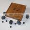 Chinese body health care Basalt Stones for 34PCS Carved Hot Stones Massage