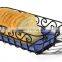Hot Sale Elegant Scroll Steel Bread Basket