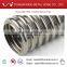 Large diameter stainless steel metallic corrugated hose