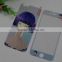 Luminous screen protector cartoon girl on tempered glass with image glass screen guard for iphone