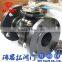 Wenzhou 2PC WCB Flange Floating Ball Valve with Key Lock