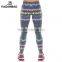 New Arrival Women Legins Gray Print Patterns Sports Leggins Fitness Leggings