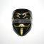 Hot selling Black Vendetta mask wholesale halloween mask V for Vendetta