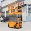 10m Motorized Wheels drive scissor lift vertical self propelled sissor lift platform