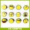 Whatsapp wechat fashion emoticon charms soft PVC mood charms pin