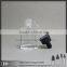HD Aibaba trade assurance black and clear rectangular e liquid dropper bottle childproof glass dropper bottle with glass pipette