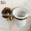 Export Products Bath Accessories Set Ceramic Zinc Alloy Toilet Brush Holder