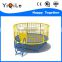 Super jump trampoline rectangular trampoline park