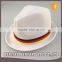 All Colors Headwear Wholesale Cheap Fashion Straw Man Hat Trilby Fedora Hat