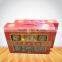 Custom made creative cardboard box with handle