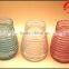 Factory custom made 400ml 550ml glass jar for honey with screw cap