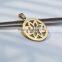 Trade Assurance Simple Gold Flower Patern Pendant Design for Women