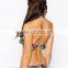 Custom ladies hard cup bikini swimwear