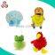 Wholesale custom animal toy baby bath sponge bath lily