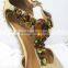 Fashion Lady Shoe Decoration Shell Metal Shoe Chains