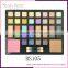 Professional custom makeup 38 color eye shadow palette with single eyeshadow packaging
