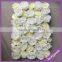 LFB500 latest design wedding stage background fake white ivory flower wall