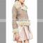 High quality women's full lamb skin suede jacket