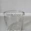 small Round empty wax glass decoretive glass candle holder