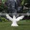 Stand Sideway Black Realistic Decorative Battery Flying Dove Toy