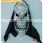 Sliver PVC Plastic Scary Halloween Party Masks for Sale