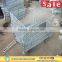Collapsible foldable galvanized wire basket