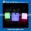 Plastic LED Light Cube Chairs Ottoman Furniture LED Cube Furniture