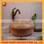 Yellow round circular outdoor wash basin sinks for decor