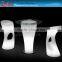 New night club bar stools led plastic bar stools,home party and event luminous led chair