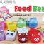 N480 Wholesale Cute Bear Shape Cartoon Mess-tins Customized Plastic Lunch Box