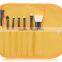 Popular Hot Selling Colorful 7 in 1 Make-Up Brush Set High Quality Comestic Brush With CROCO Bag For Brushes