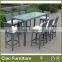 contemporary bar stools/PE rattan wicker bar chair