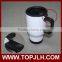 Hot Selling Blank Metal Car Mug Traveling Tea Cups