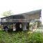 steel onroad camping trailer with tent