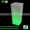 LED large garden flower pots blue /led plastic small outdoor illuminous led bark in flower pots and planters