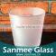 Hot selling Frosted Wine Glass Shape Candle Holders for Wholesale