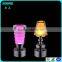 Hight rechargable battery operated wedding party night club bar glowing light up led portable candle table lamp