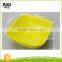 Colorful plastic Square salad bowl