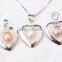 heart shap Pearl Pendants